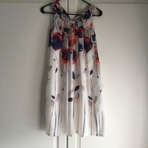 floaty anthropologie mini dress
