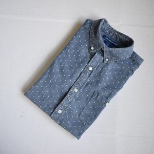 Men's Old Navy Chambray Button Down Size M