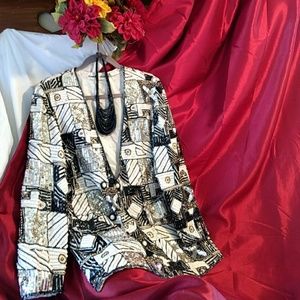 ON SALE 100% silk sequin beaded jacket