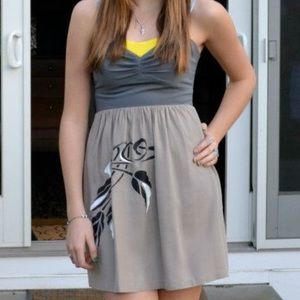 BCB strapless formal dress