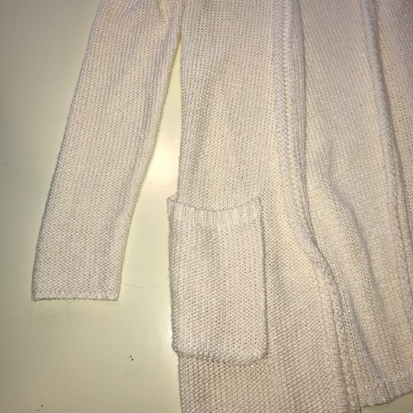 Long slouchy knit cardigan cream forever 21 - Picture 5 of 6
