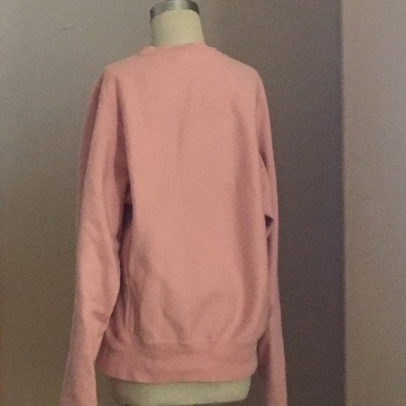 SOLD vtg baby pink CHAMPION sweatshirt - Picture 5 of 6