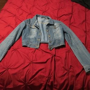 Jean jacket crop