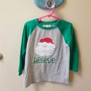 Boys long sleeve Christmas Shirt..