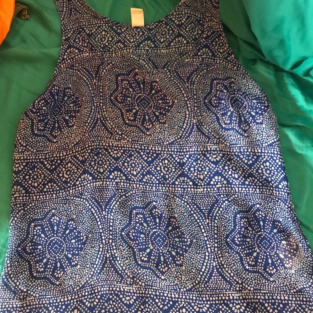 Cute sheet printed tank top