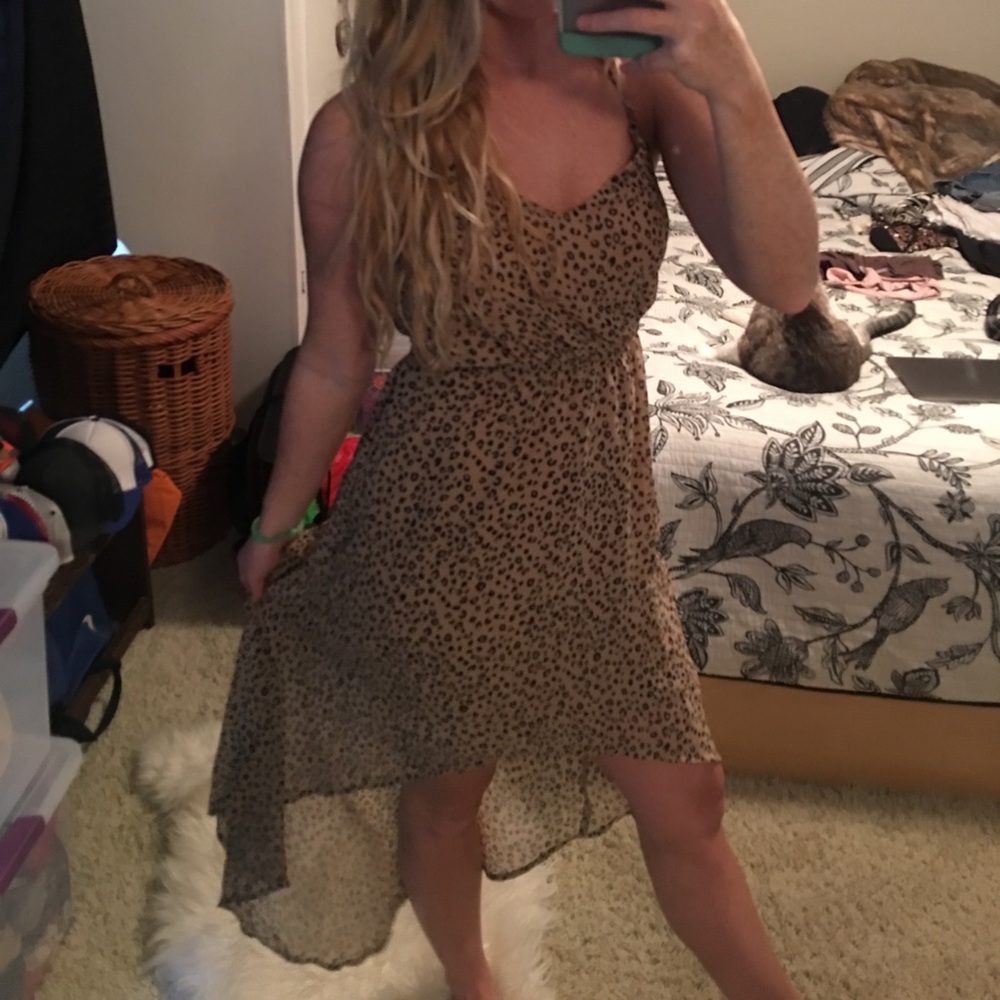 Active Ride shop High to low leopard dress