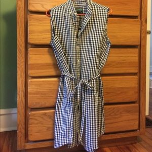 Gitman Bros. sleeveless shirt dress size medium