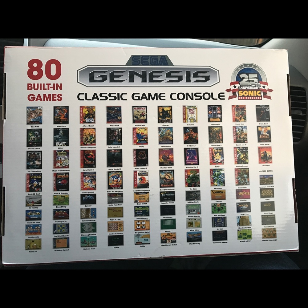 Atari and Sega genesis classic console