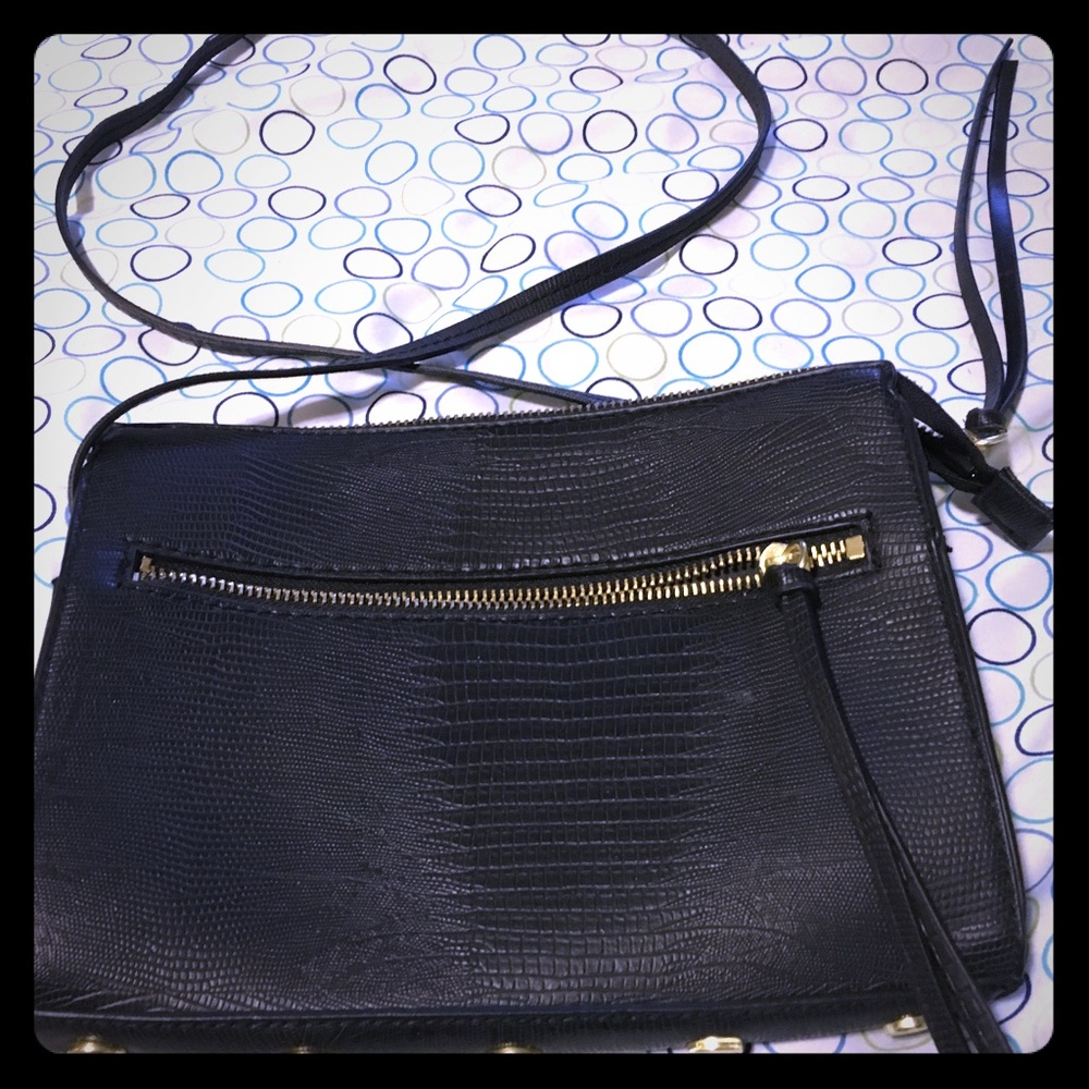 NEW H&M Black and Gold Crossbody bag