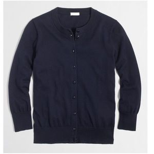 Navy J. Crew Clare Cardigan