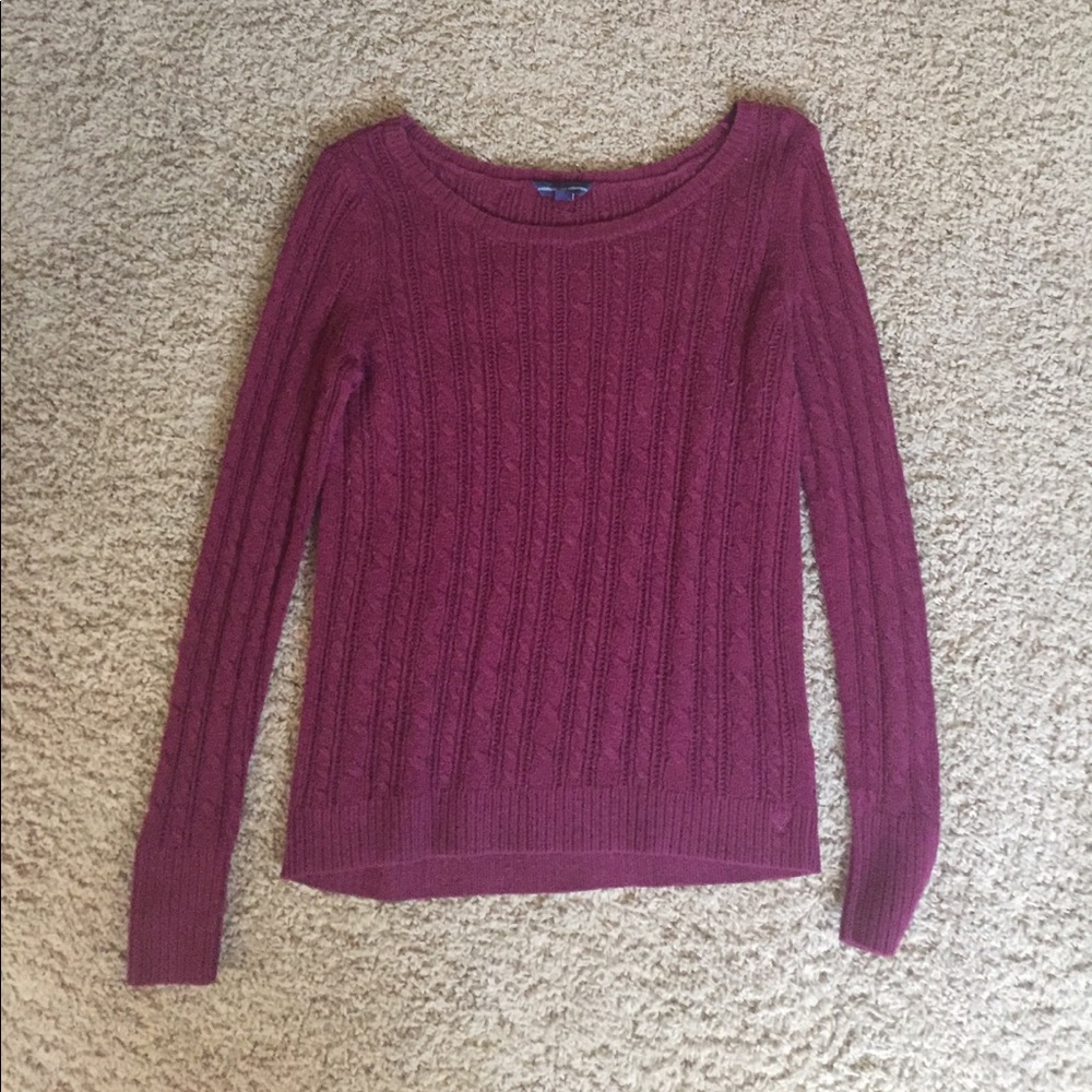Maroon Fall Sweater