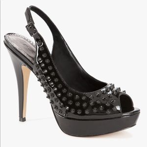🛑SALE🔥NWT Bebe Devin Stud & Leather Slingback 🔥