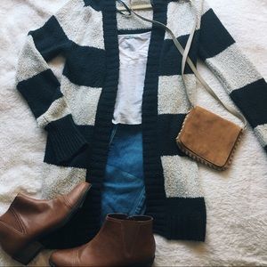 warm and fuzzy cardigan