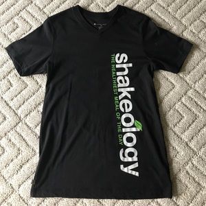 Shakeology Logo Wear - Black V-Neck Tee - Small