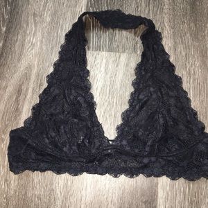 Free People Galloon Lace Halter Bra