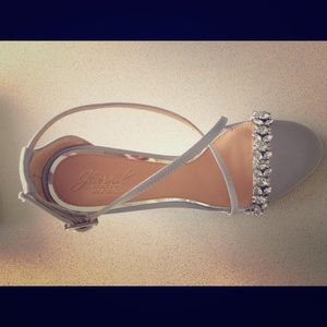 Badgley Mischka glamorous wedge