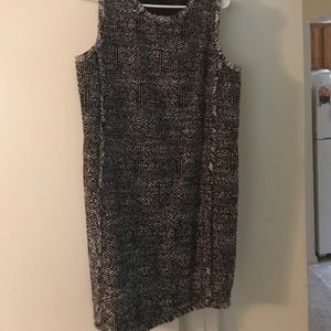 Semi-Pleated Work Dress