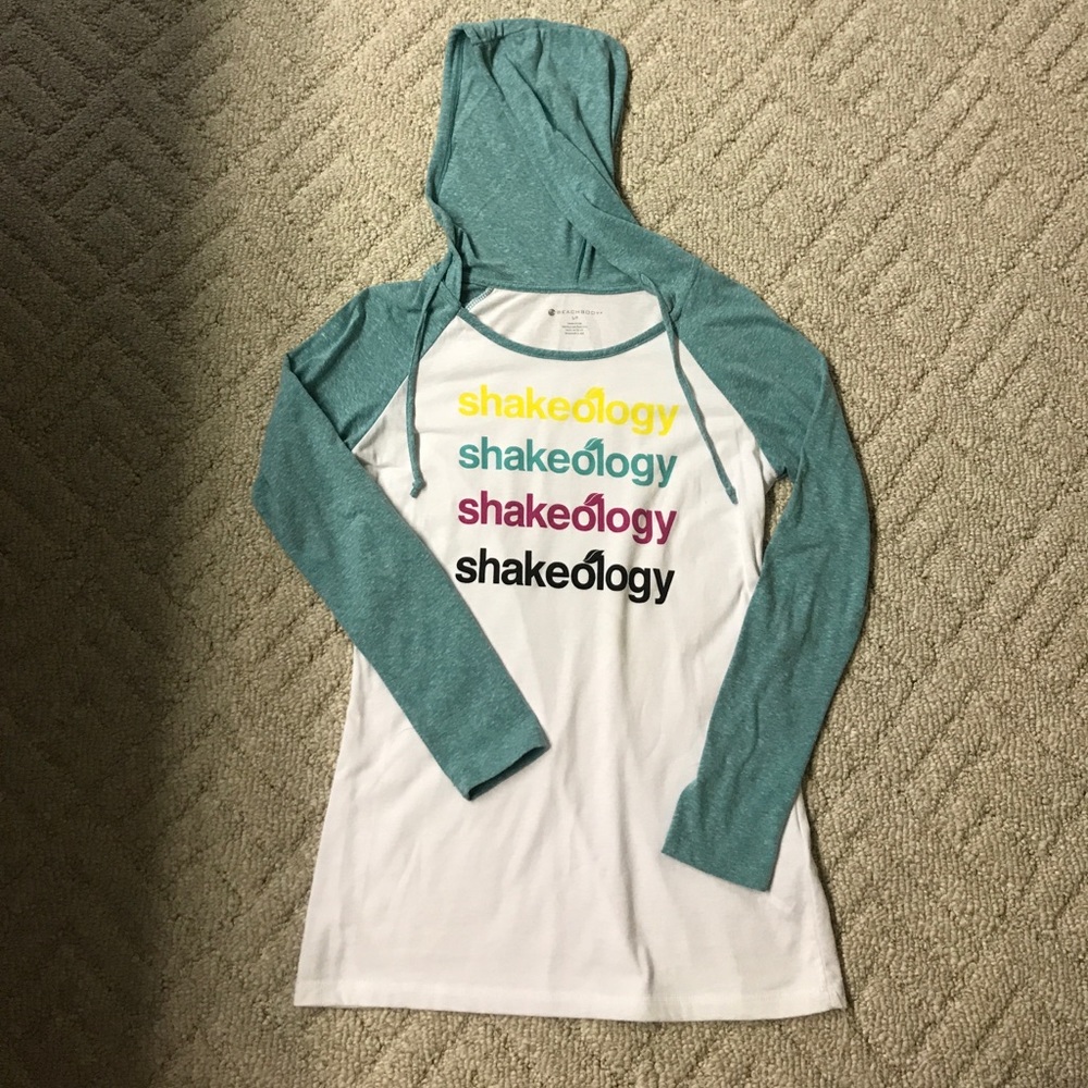 Shakeology Logo Wear - Long Sleeved Hooded - Small