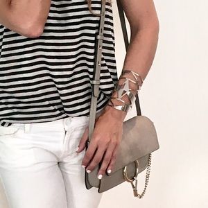 Silver cuff bracelet