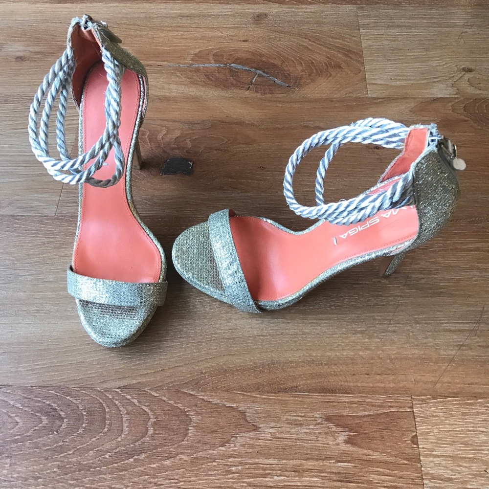 Via Spiga glitz heels