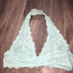 Free People Galloon Lace Halter Bra