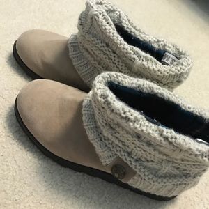 Mukluks Tan Booties