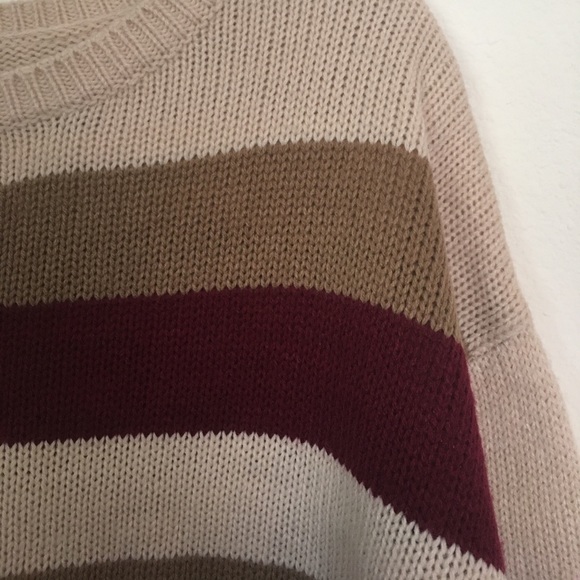 cropped striped sweater - Picture 4 of 4