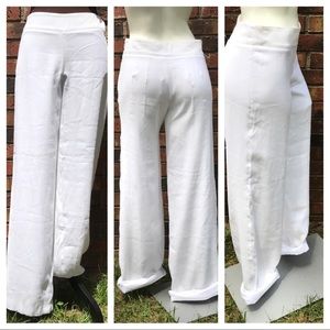 NWT Cache White Casual Everyday Pant SZ 0