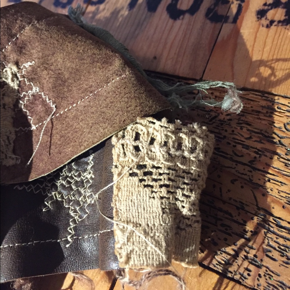 Upcycled bandana-esque scarf - Picture 8 of 8