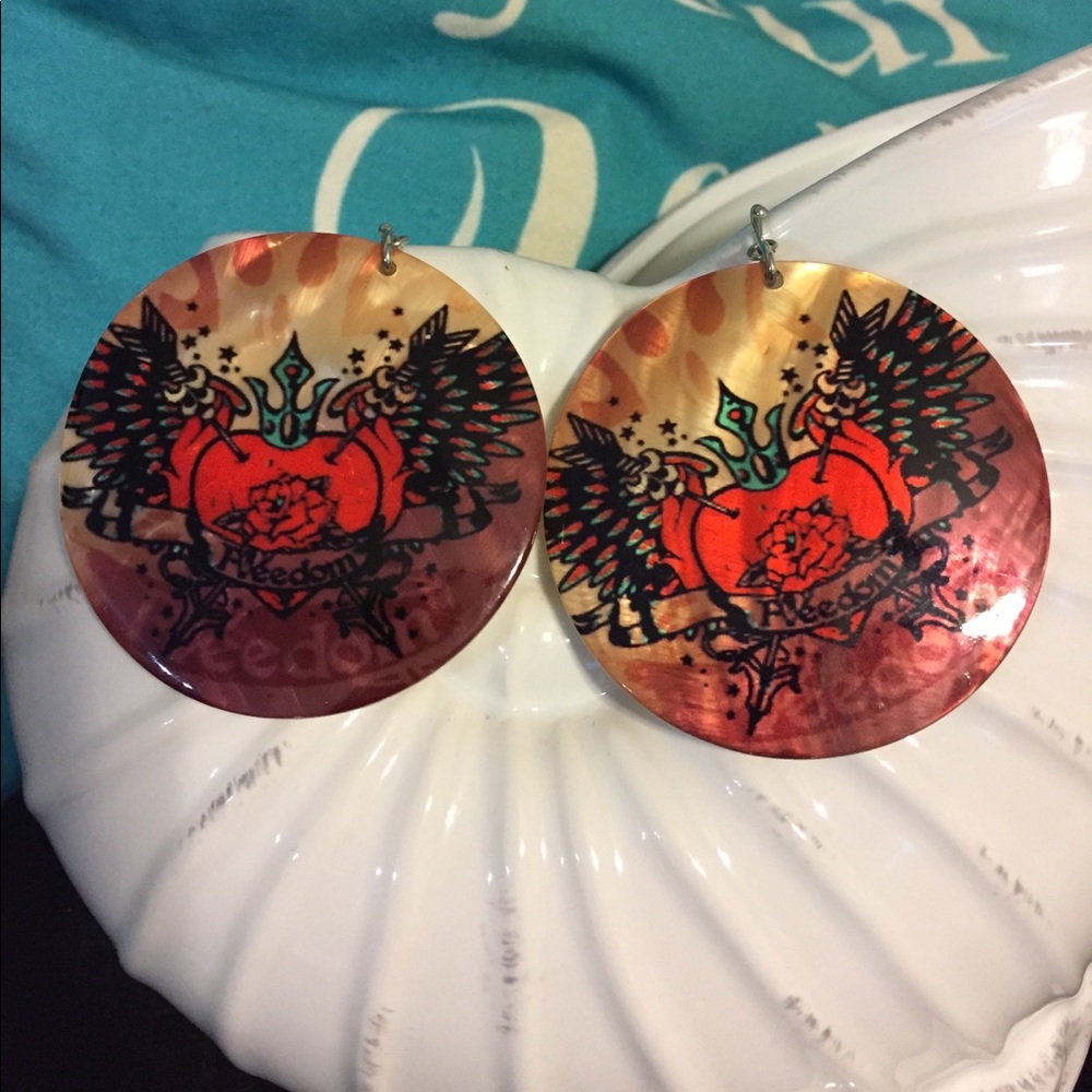 🔥5 for $20🔥 Ed Hardy style earrings