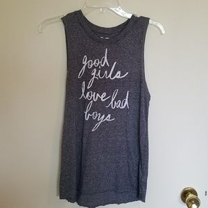 "Good Girls Love Bad Boys" Muscle Tank