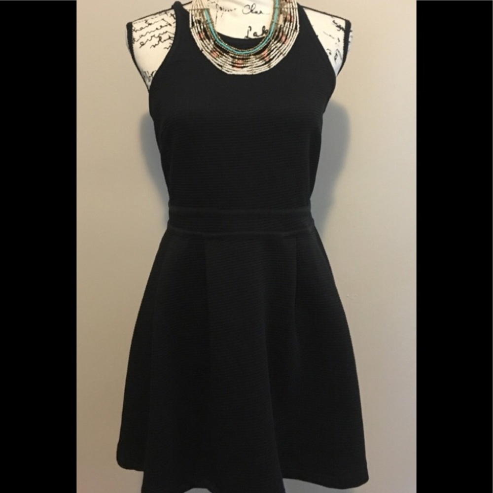 NWOT Black High Neck Dress