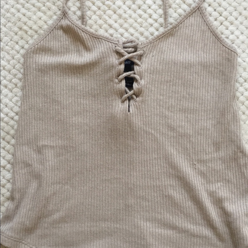🥂🥂SOLD🥂🥂Beige rope tank
