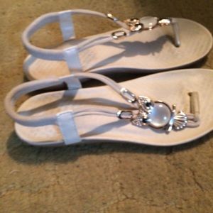 Owl gemstone sandals