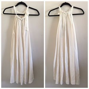 Nili Lotan White Halter Dress, NWT!! XSmall