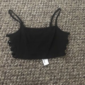 This bralette with side straps, tags are attached