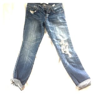 Abercrombie & Fitch distressed jeans
