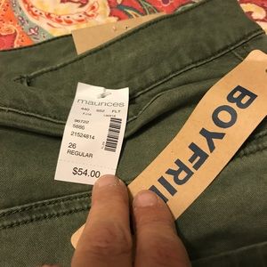 NWT MAURICES Boyfriend pants!