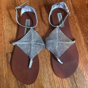 Steven madden shineyy sandals