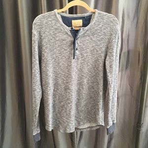 Knit Henley Style Sweater