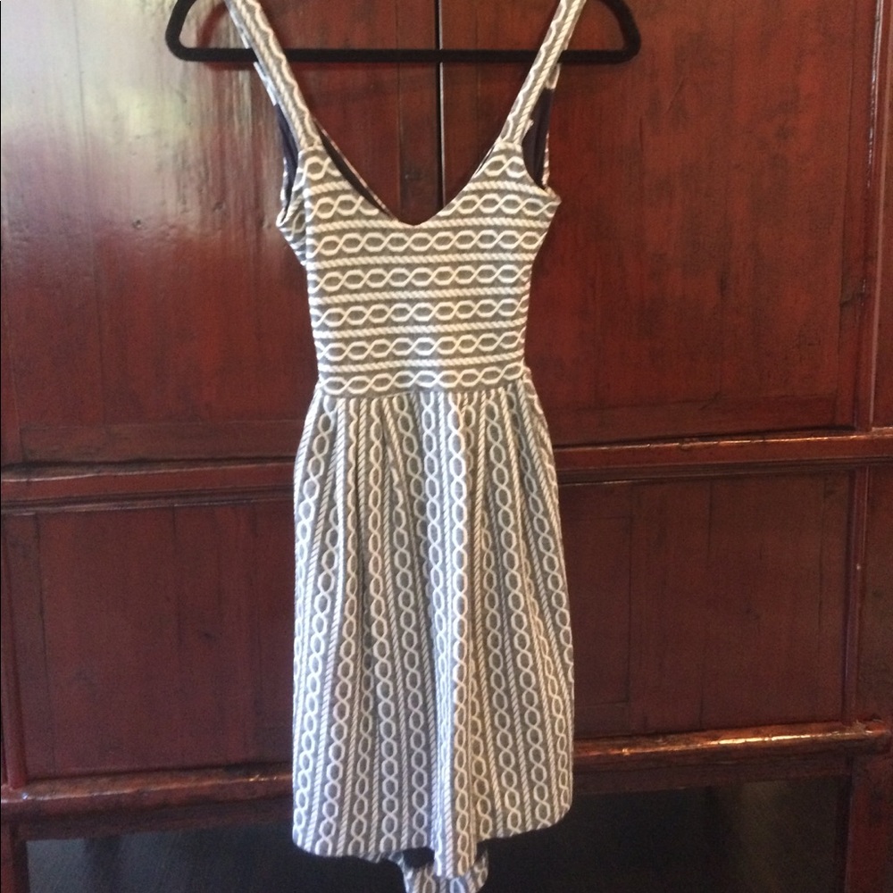 Postmark Anthropologie dress with criss cross back