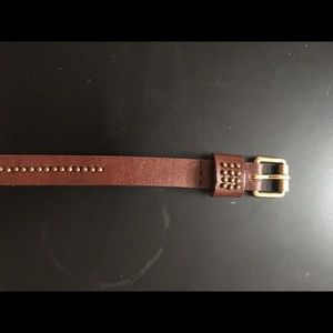 Brown & gold skinny Jcrew belt