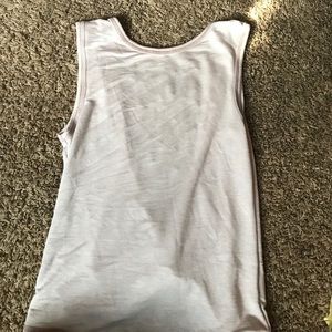 Light Purple Open Back Top