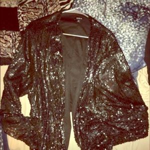 Torrid sequin jacket  - good condition sz 6
