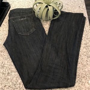 Paper Denim. Dark wash flares!