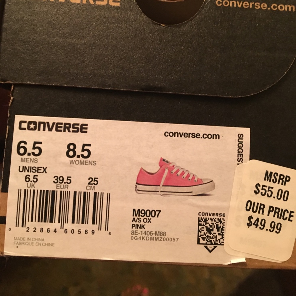 Pink converse