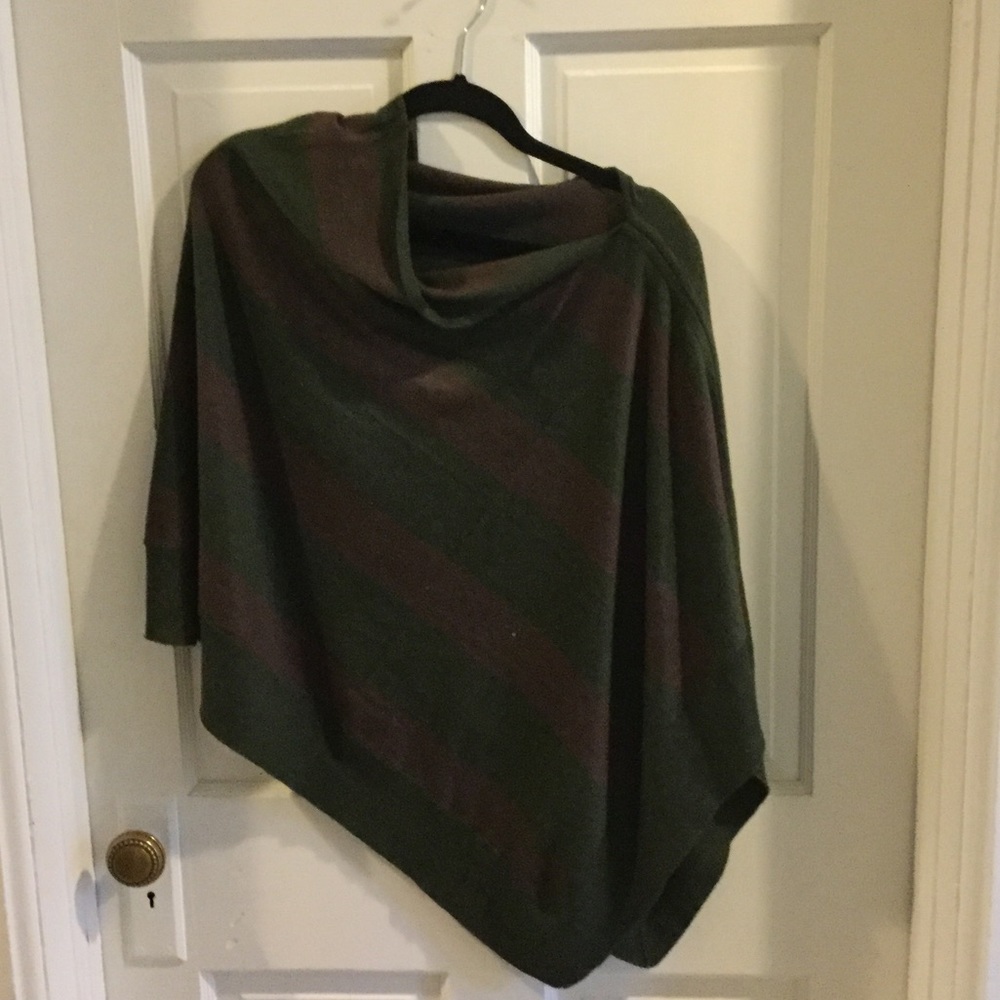 Poncho type sweater