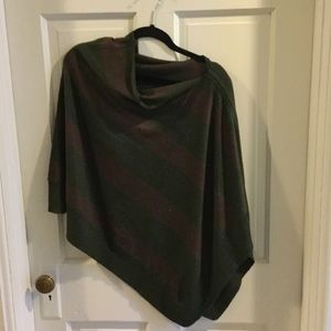 Poncho type sweater