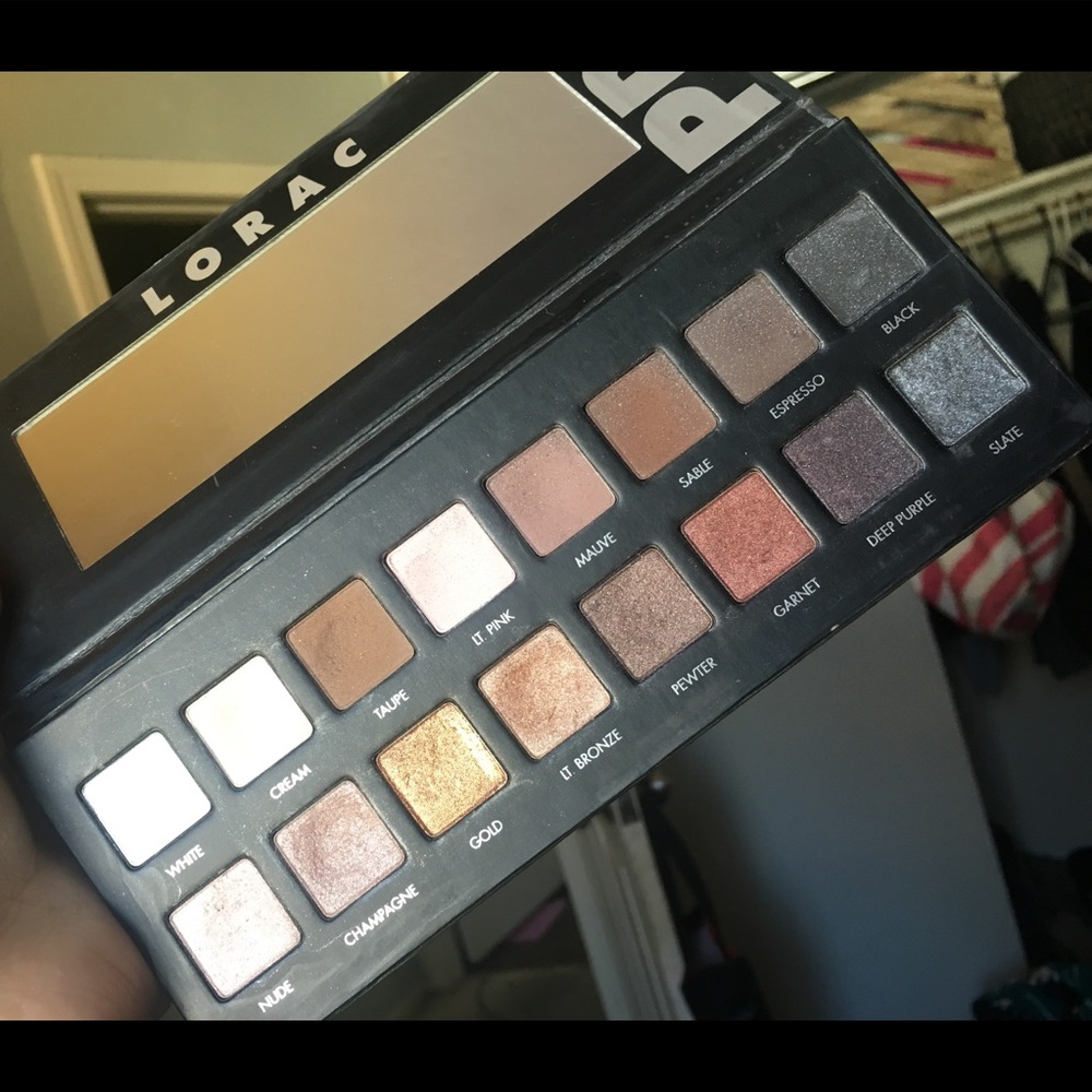 Used Lorac Pro Eyeshadow Pallet