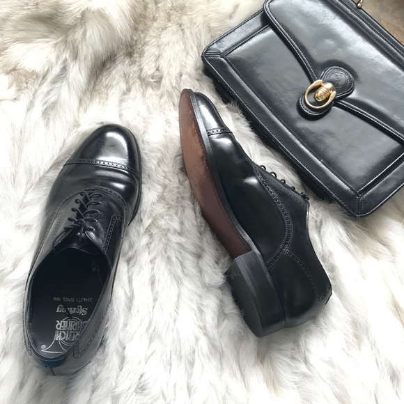French Shriner Other - FRENCH SHRINER sterling leather black size 9.5D